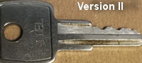 11EL 011 Key for STANT GAS CAP APPLICATIONS Version II